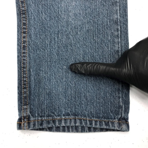 Levis 505 Jeans Boys 10 Husky W30 L26 Blue Denim Regular Fit Classic Youth Kids - Picture 12 of 13